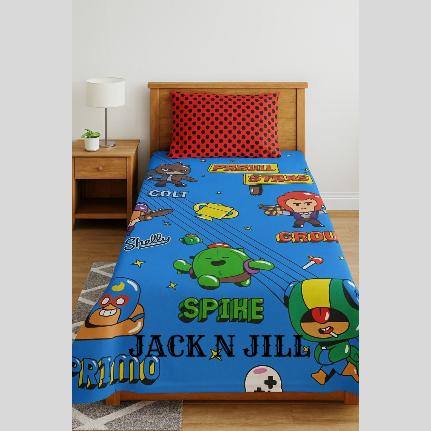 Brawl Stars Spike Kids Bedsheet