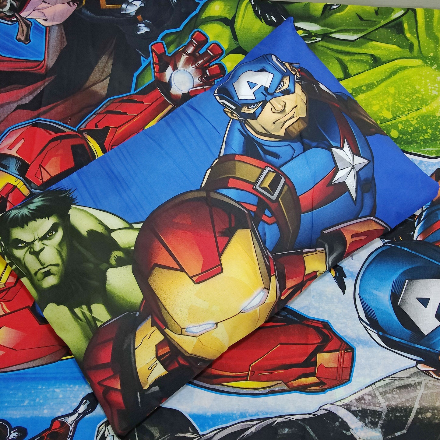 Iron Man vs Superman Kids Bedsheet