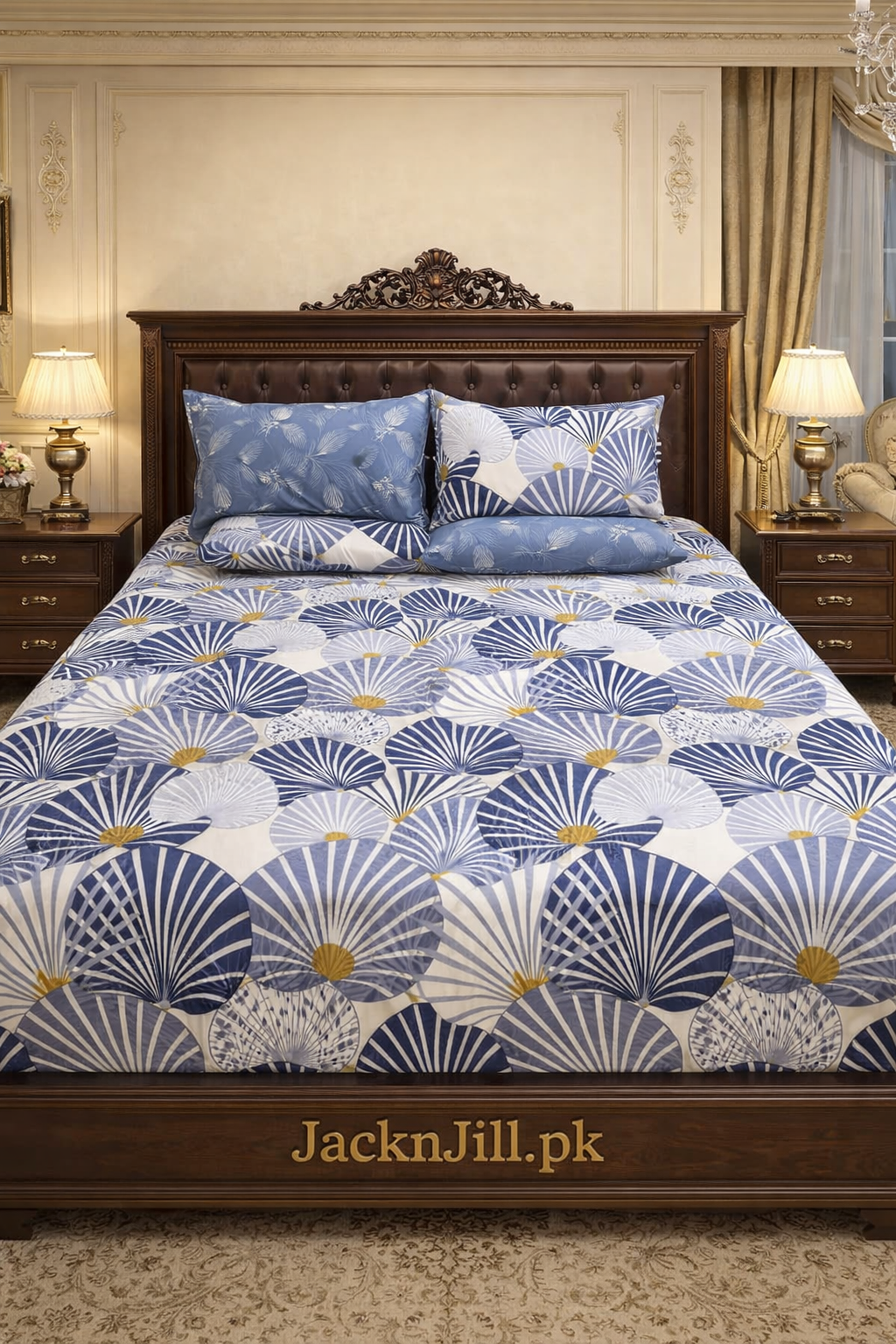 Traditional Floral Luxurios Bedsheet Set 05