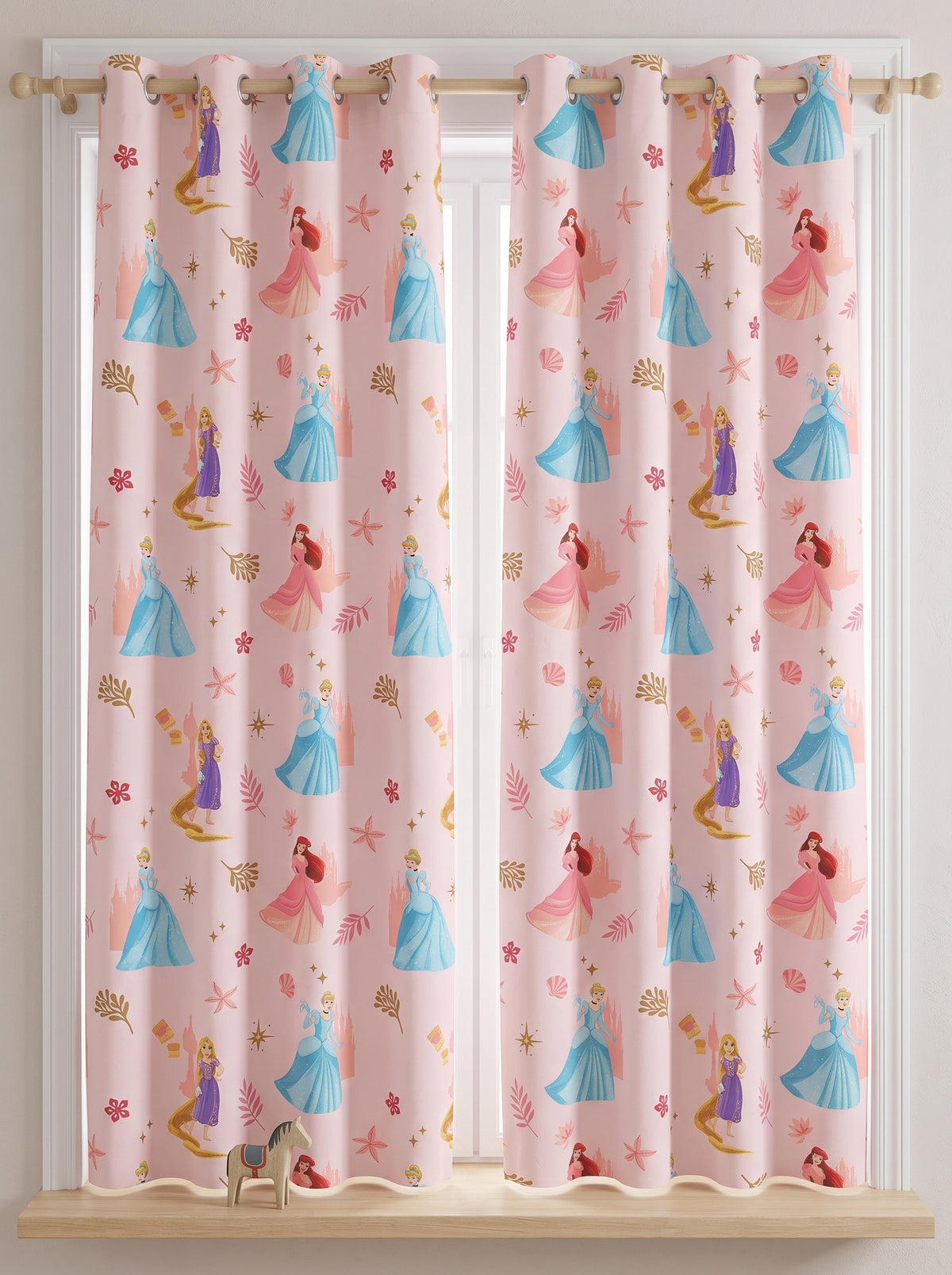 Barbies & Cinderellas Curtains for Kids Room