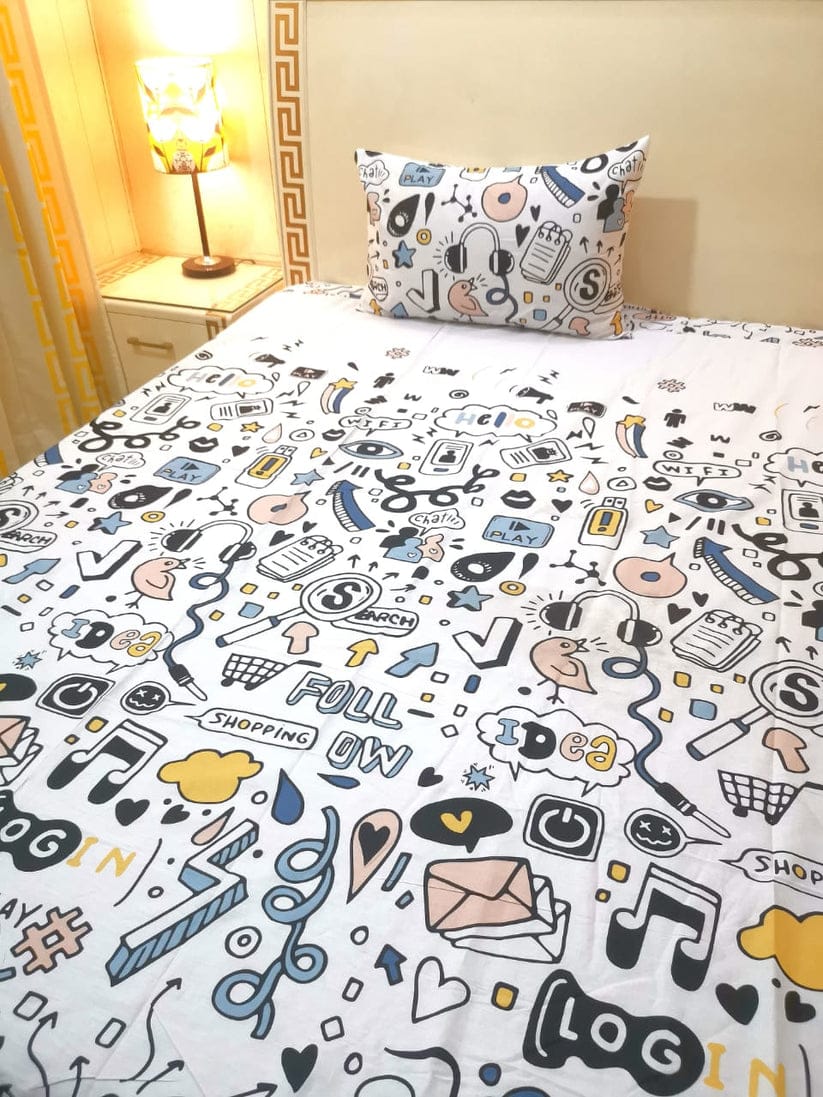 MULTI SYMBOLS COMFORTER SET