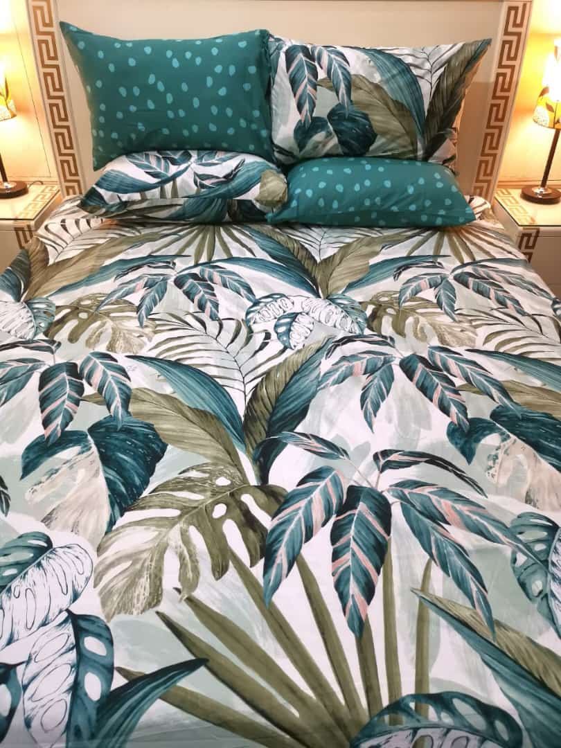 Printed Cotton Bedsheet A-104 king size bedsheet