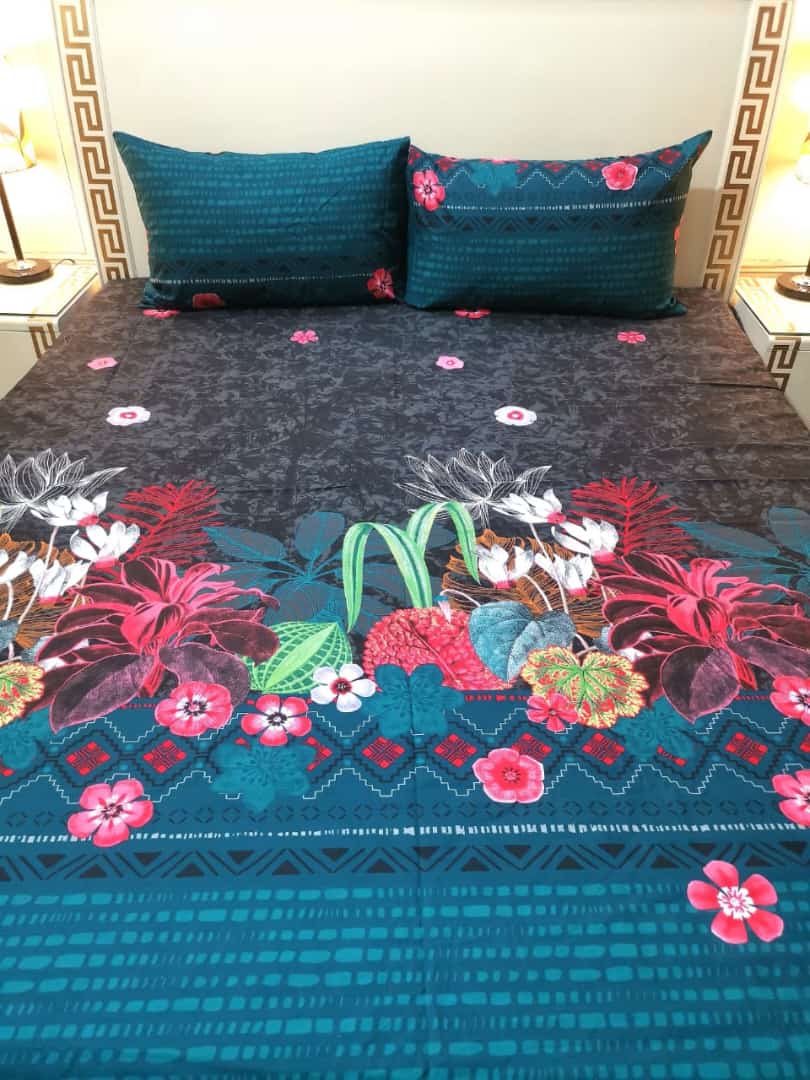 Printed Cotton Bedsheet A-108