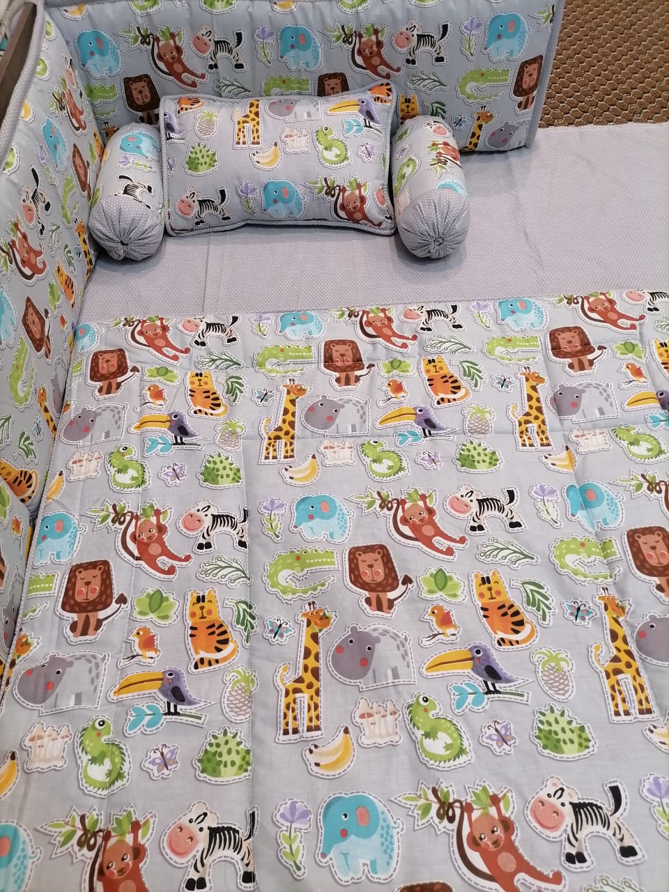 Zoo Baby Cot Set Z2