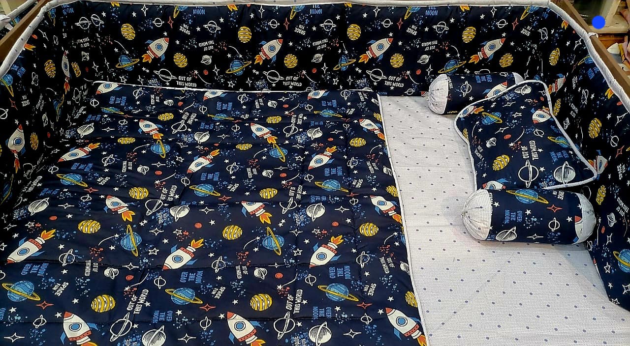 Space Baby Cot Set Z4 - Baby Cot