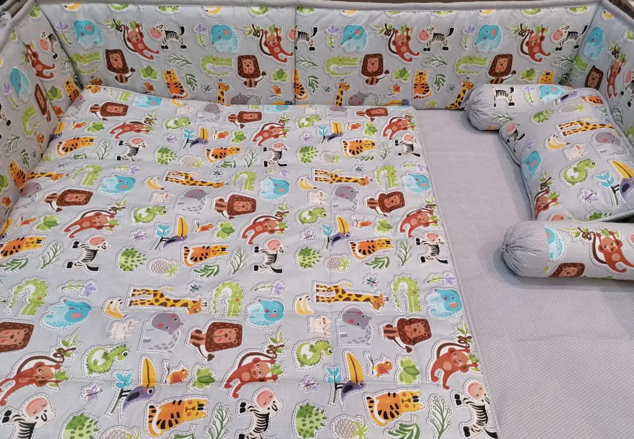 Zoo Baby Cot Set Z2