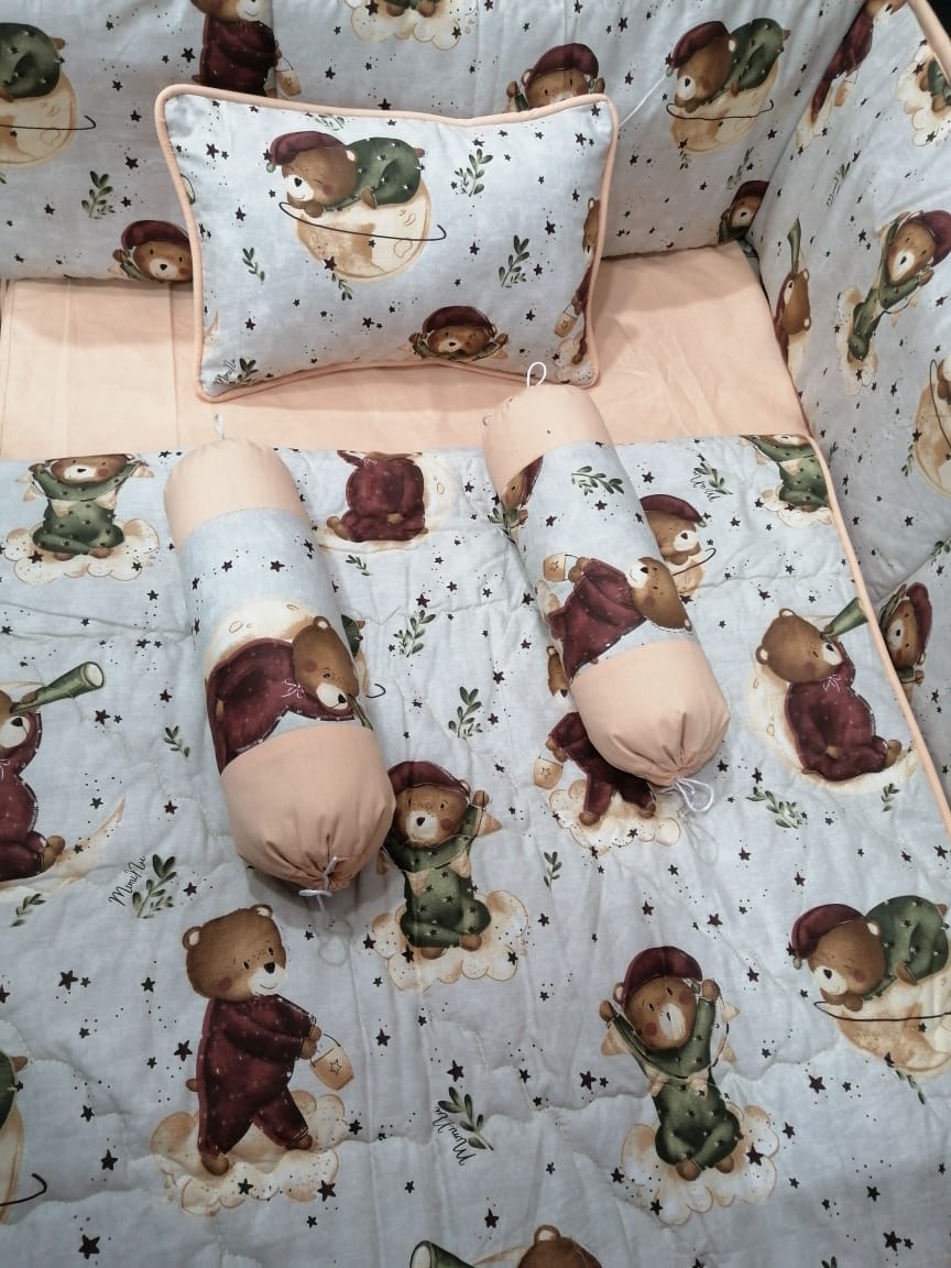 Baby Cot Set JH8 - Baby Cot