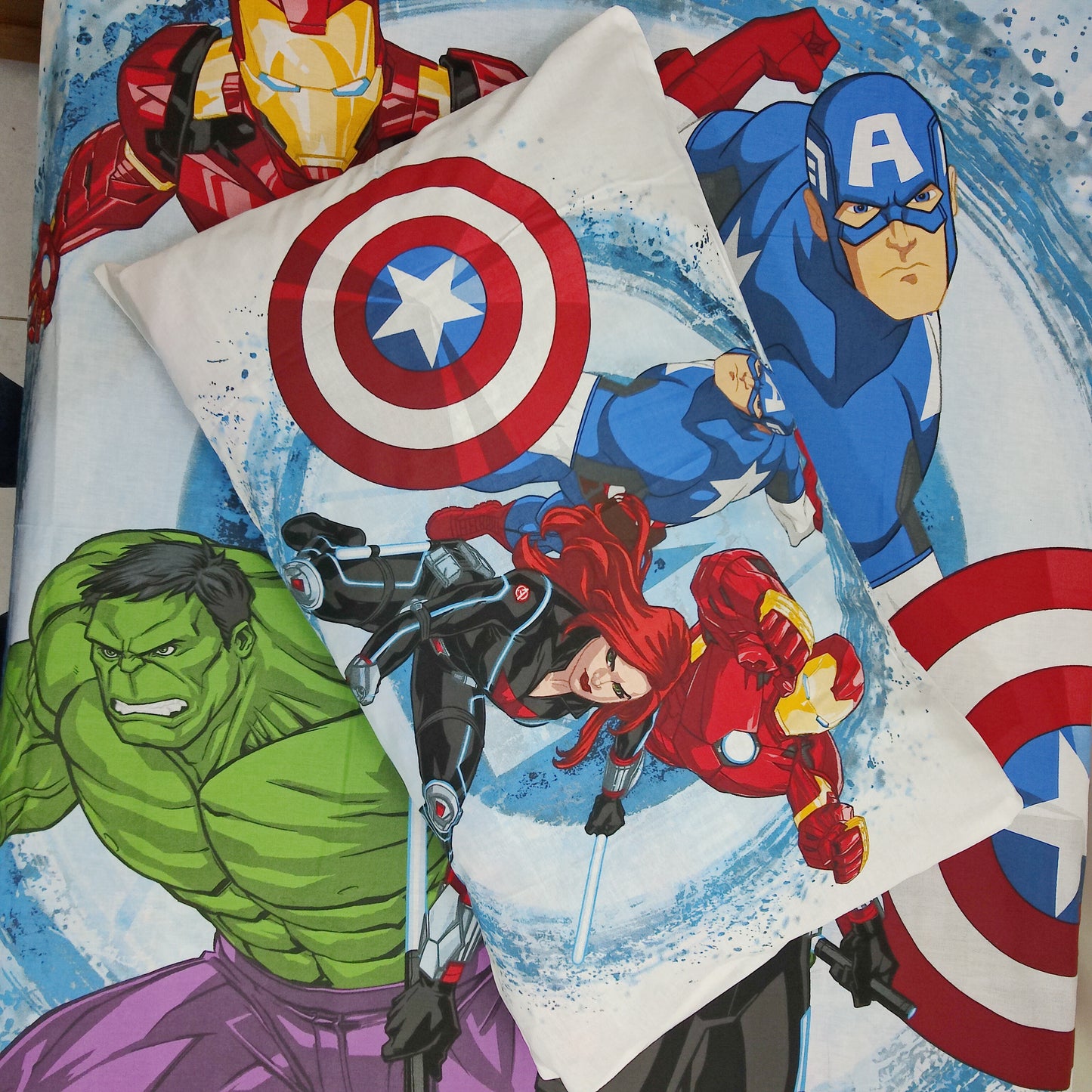 Avengers Print Kids Bed Sheet - Bed Sheets