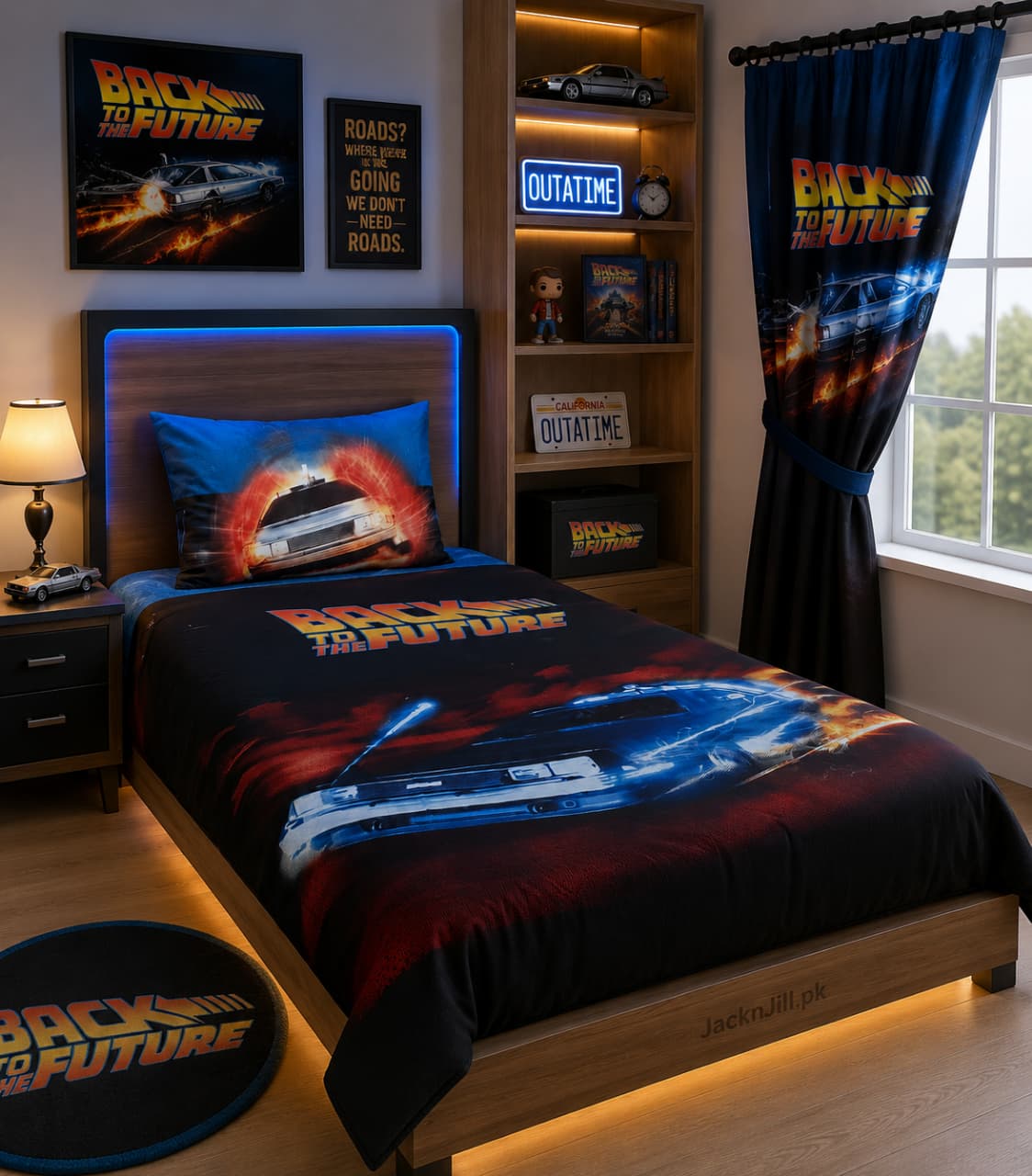 Back to the Future Featured Bedsheet