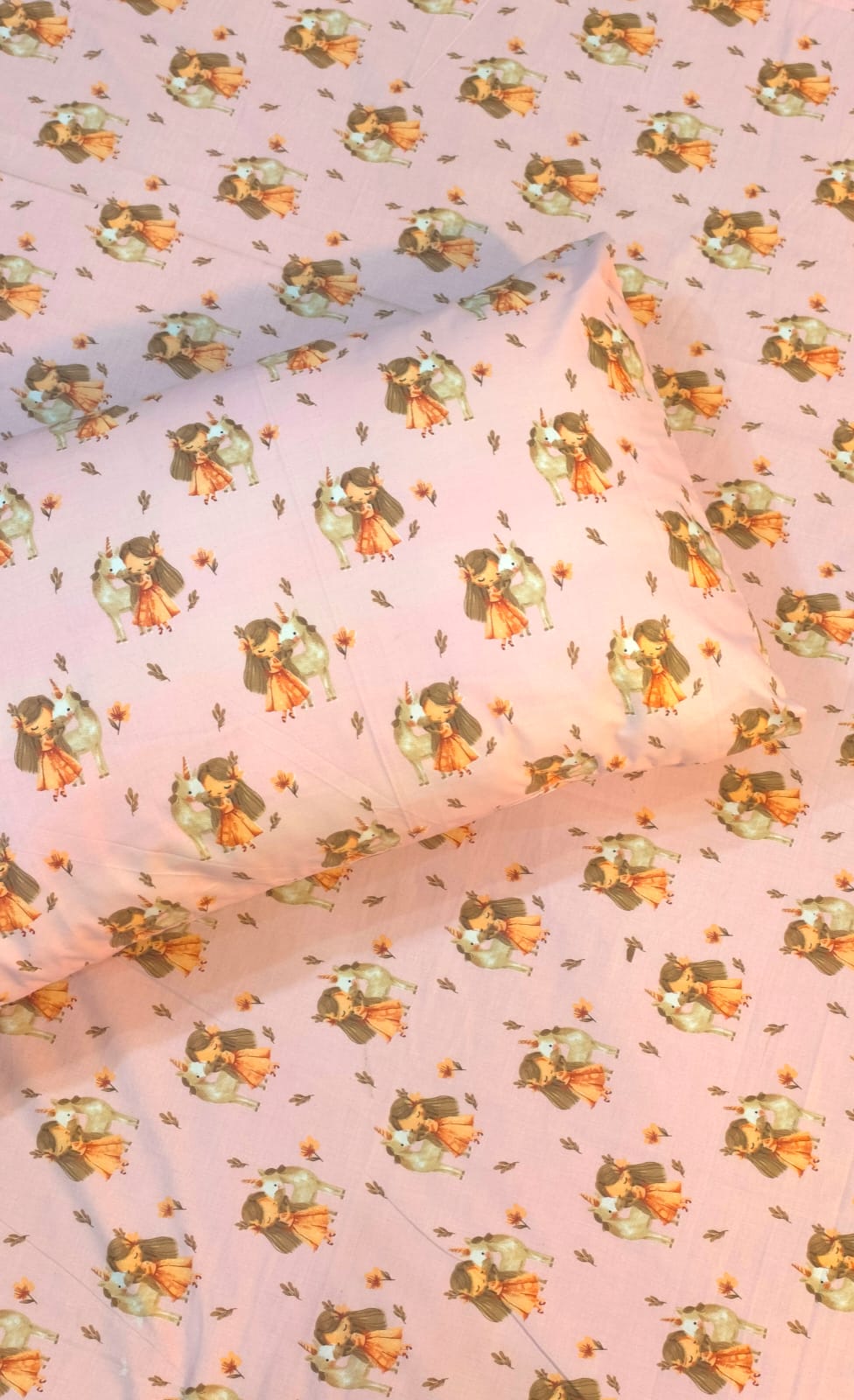 Little Ballerina Themed Kids Bedsheet