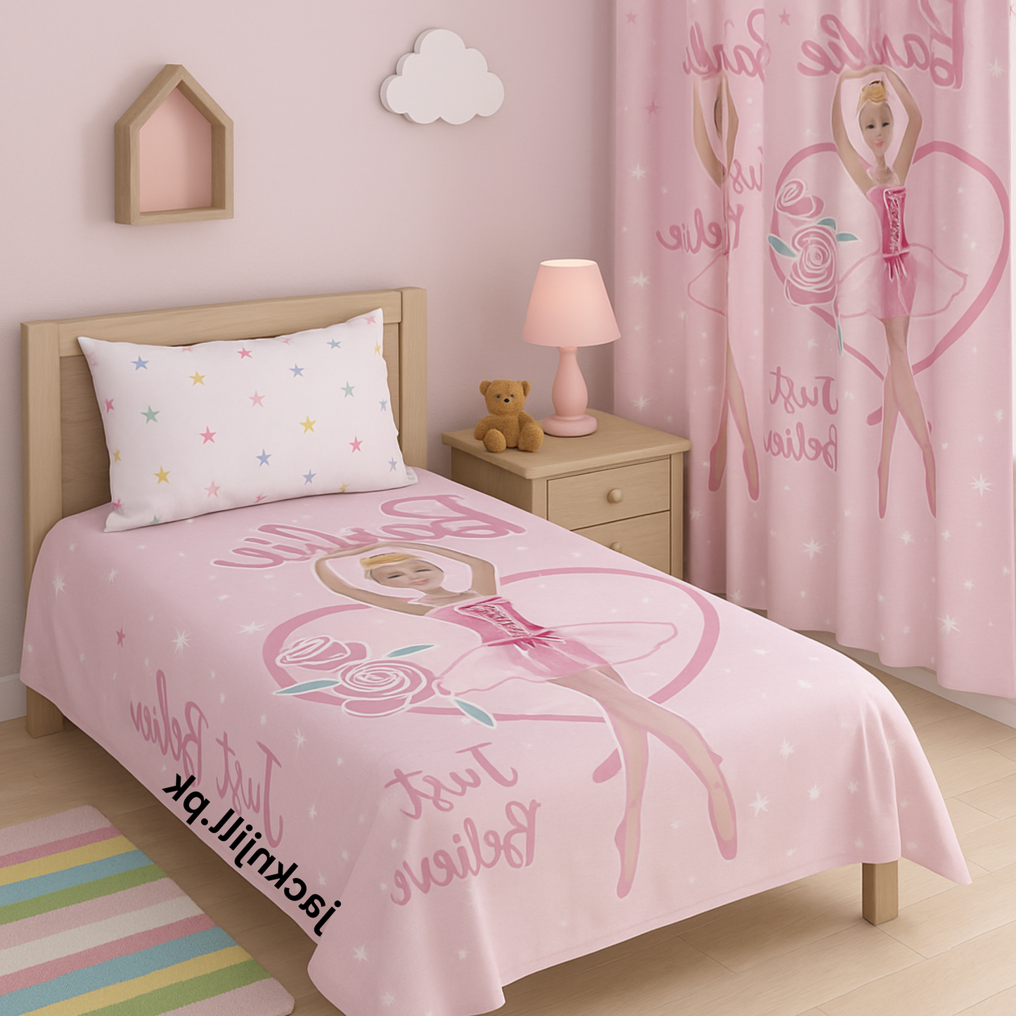 BARBIE DANCING KIDS BEDSHEET - Bed Sheets
