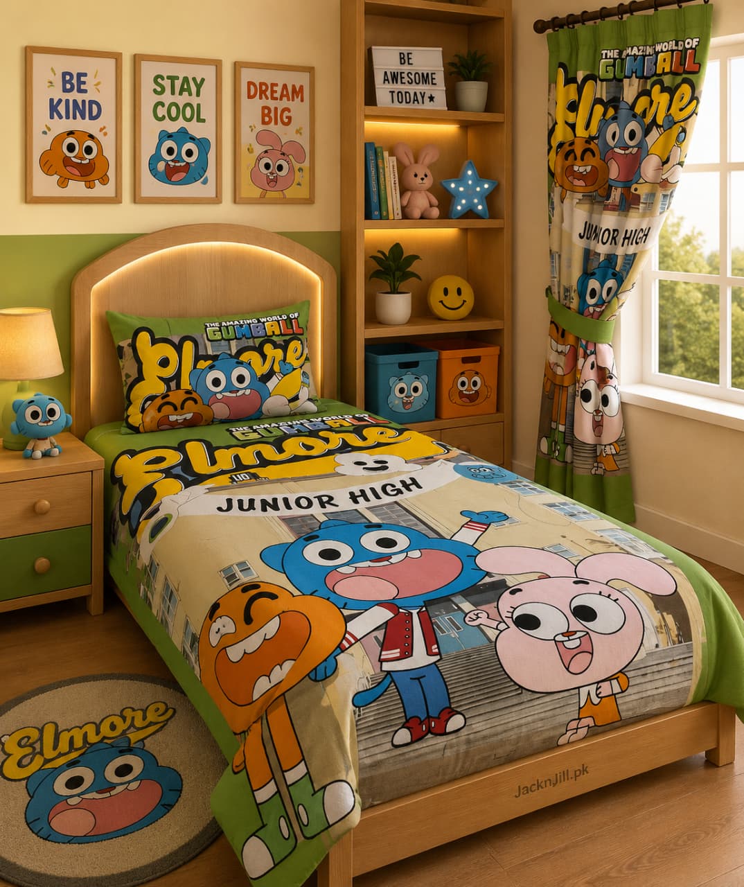 Gumball Junior High Printed Kids Bedsheet set
