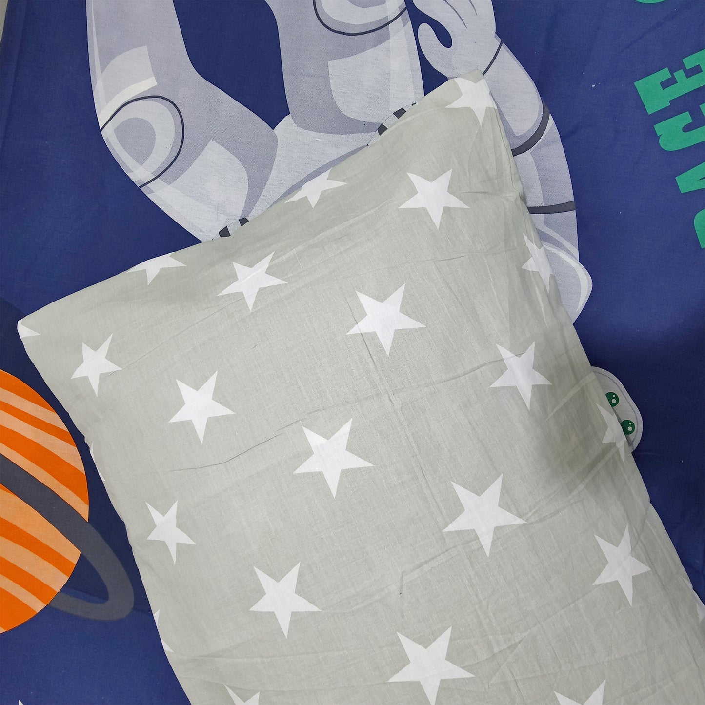 Astronaut Beyond the Space Kids Bedsheet-Percale