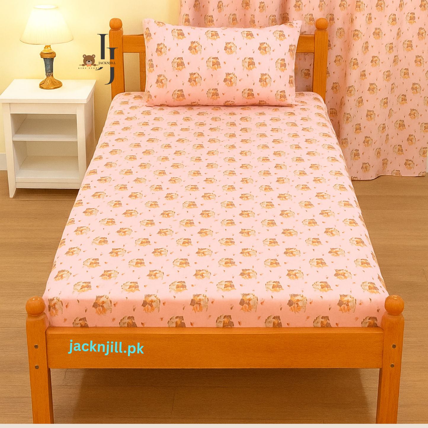 Little Ballerina Themed Kids Bedsheet