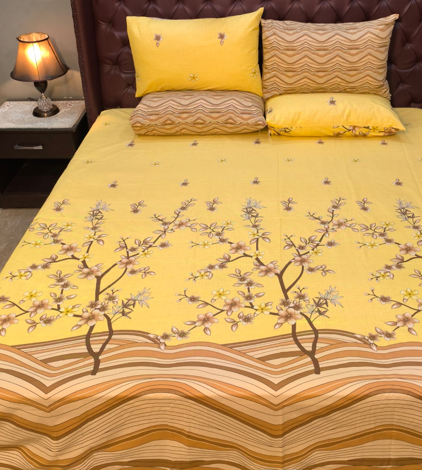 Printed Cotton Bed sheet B 017 - Bed Sheets