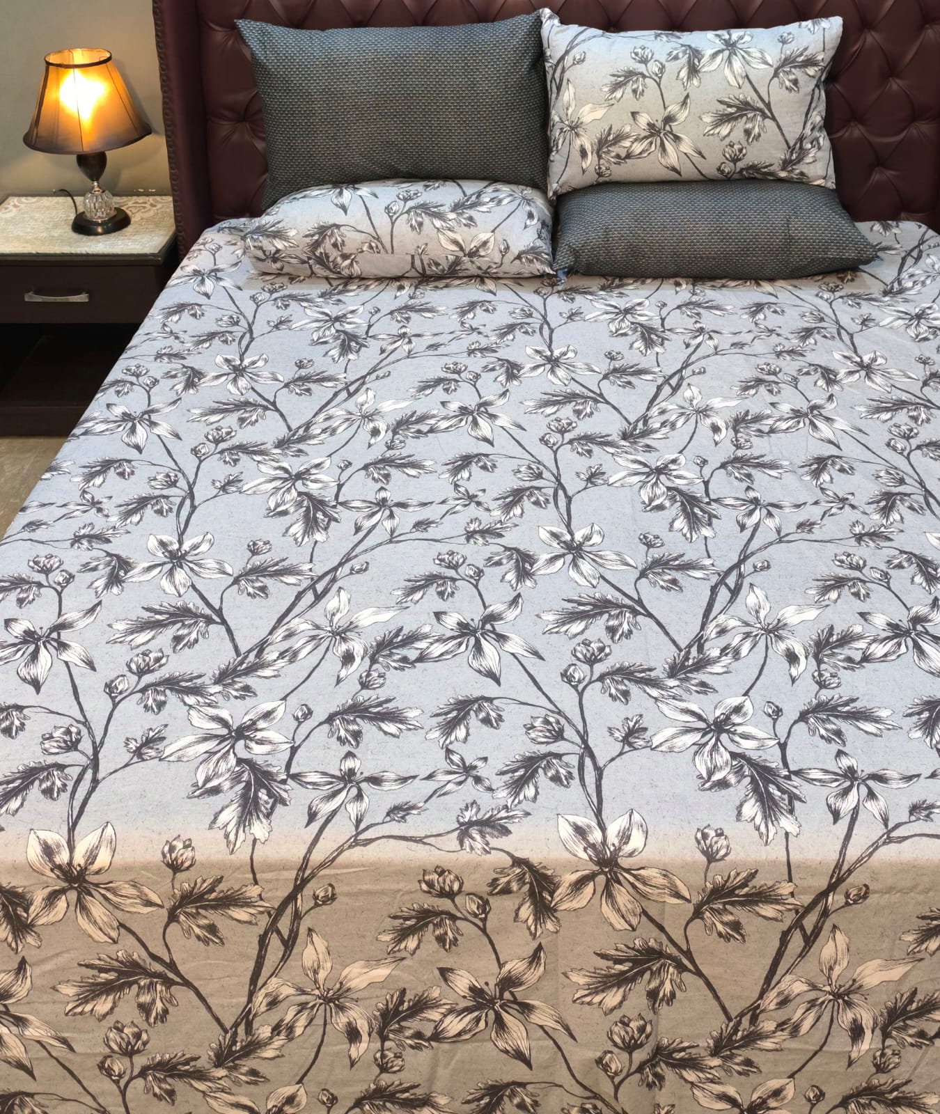 Printed Cotton Bed sheet B 012