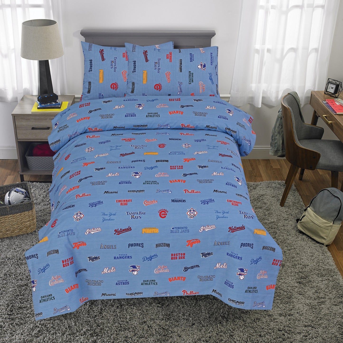 Kids Multi Logo Bedsheet