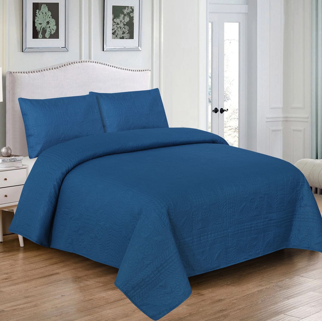 Bedspread with 2 Pillowcase 8033 - Bedspread