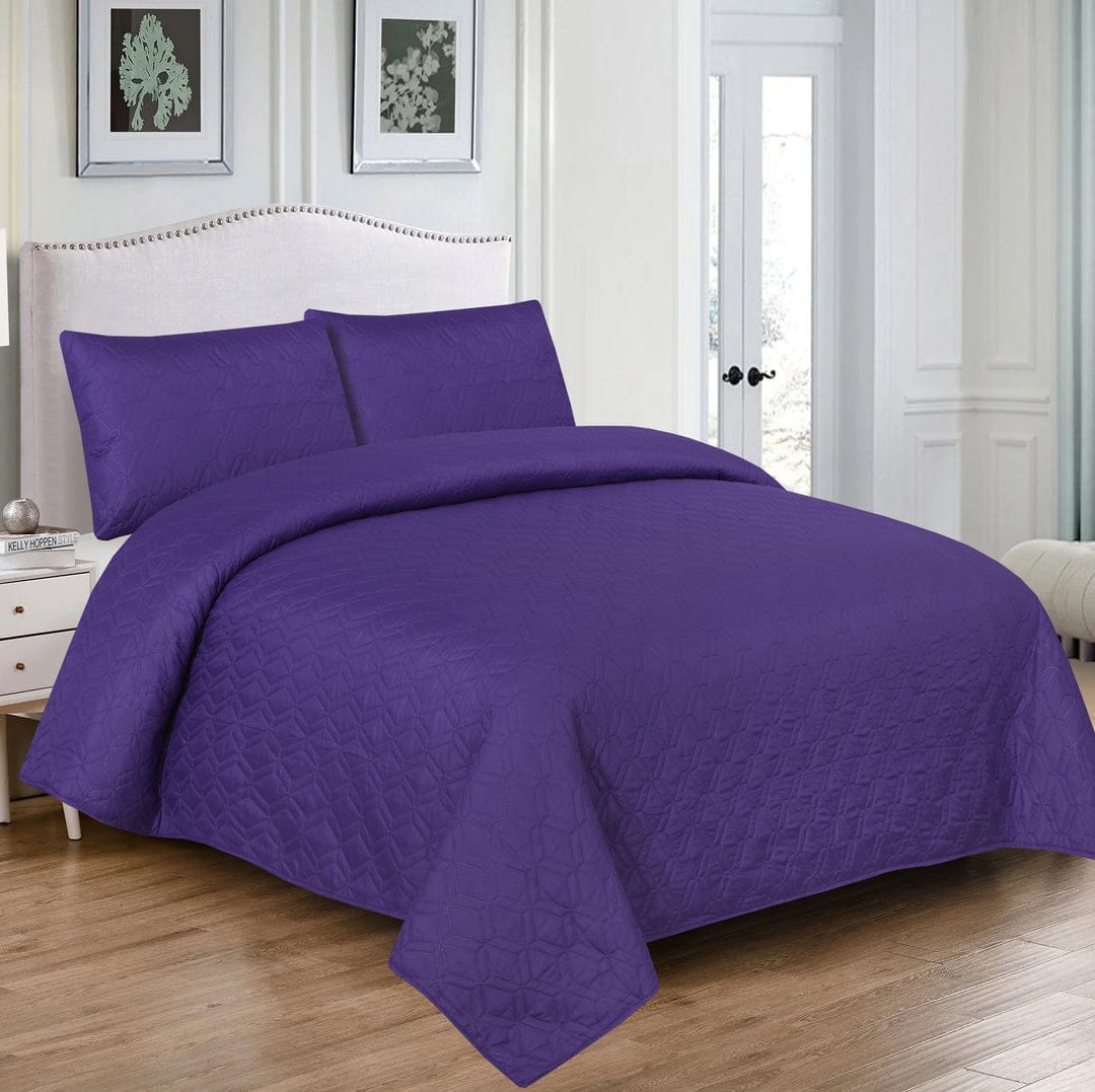 Bedspread with 2 Pillowcase 8034 - Bedspread