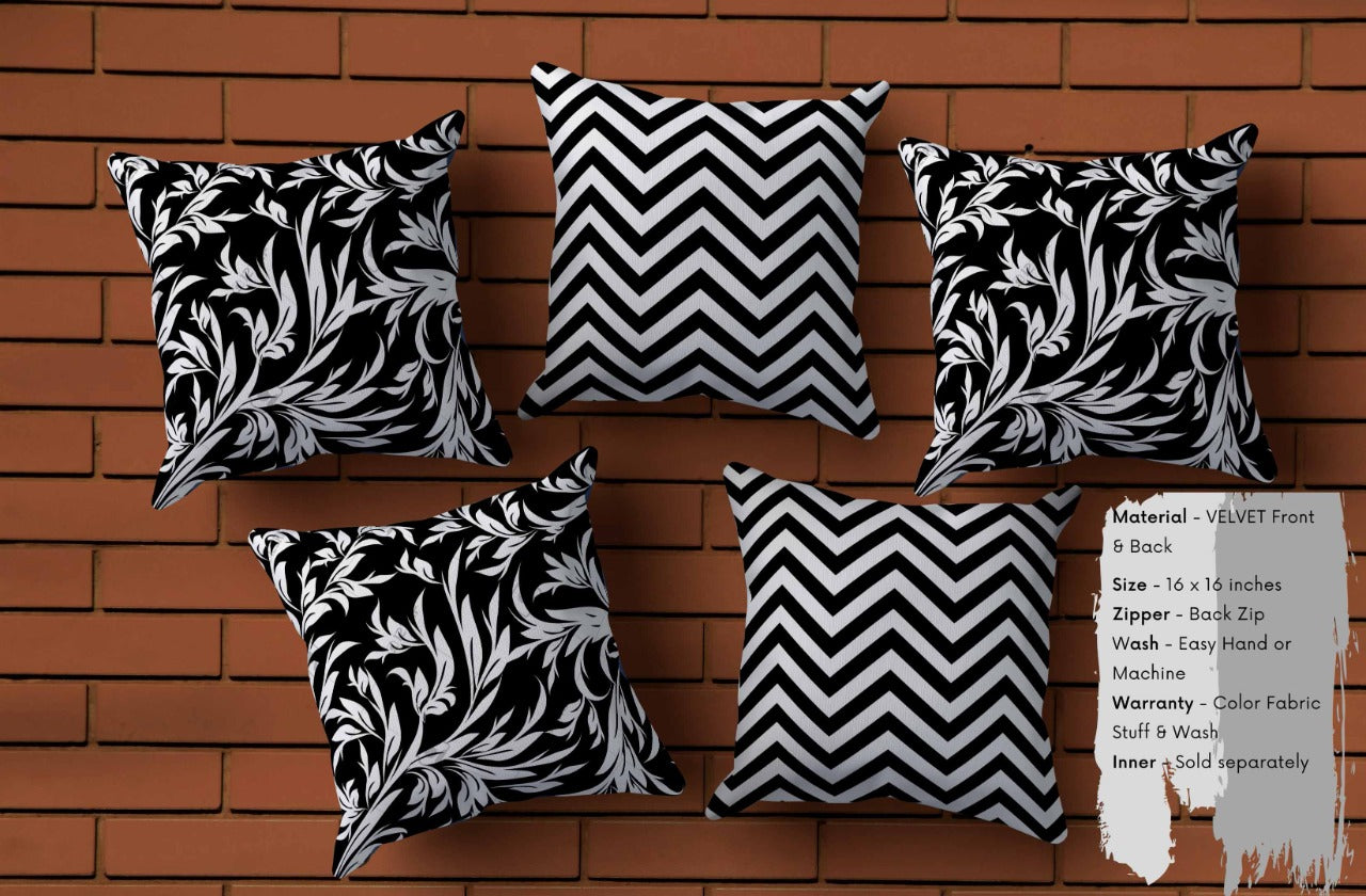 Digital Printed 5 Pieces Cushion Cover 7907