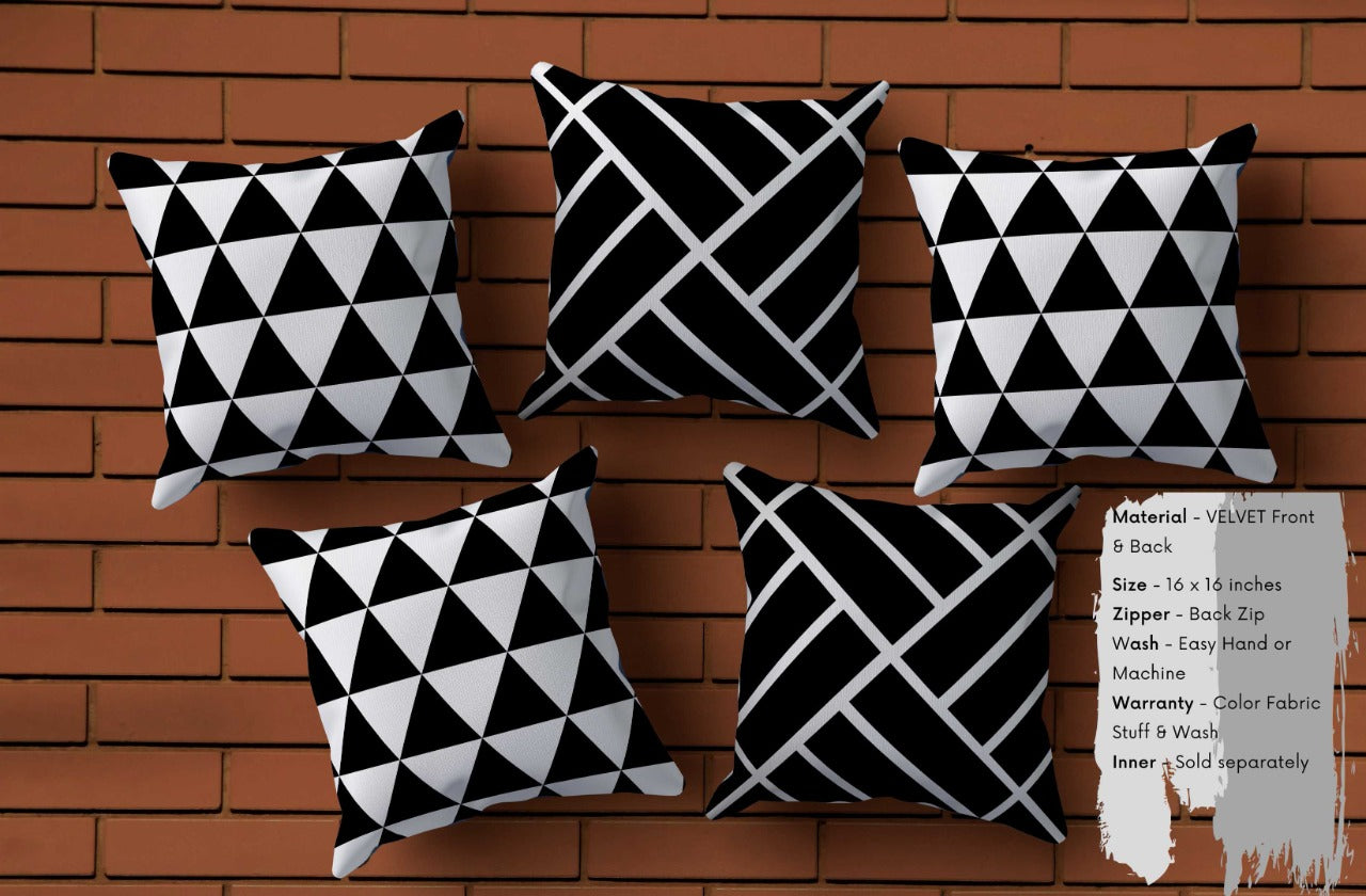 Digital Printed 5 Pieces Cushion Cover 7909