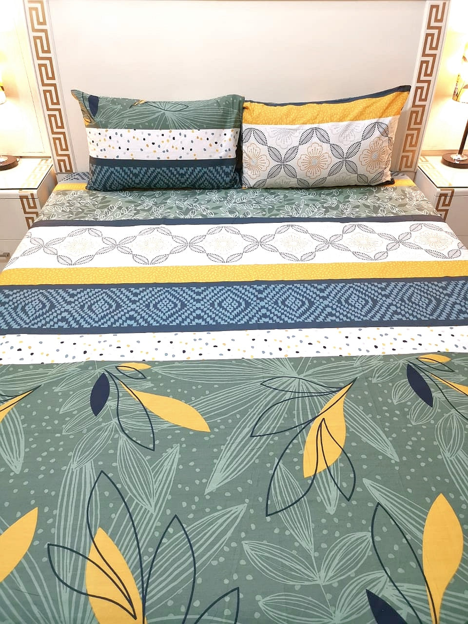 Printed Cotton Double Bedsheet 7879
