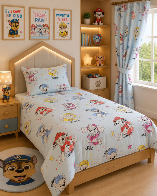 Mini Paw Patrol Kids Bedsheet Set