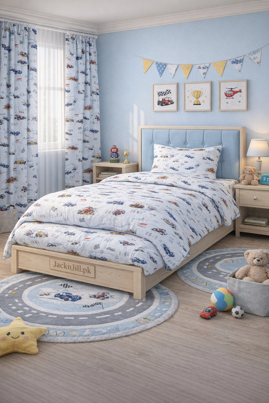 Organic Heritage Disney and Pixar Cars Kids BedSheet Set-Percale Cotton