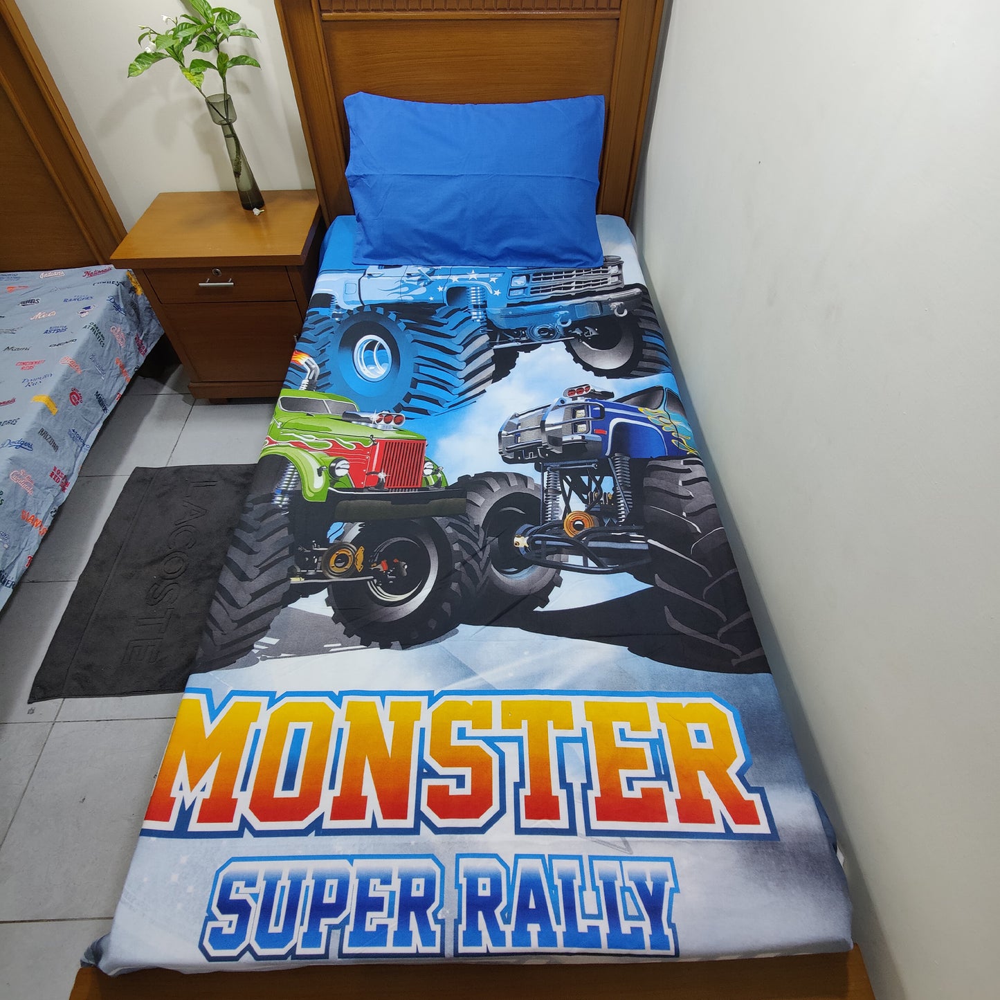 Monster Car Kids Bedsheet E8
