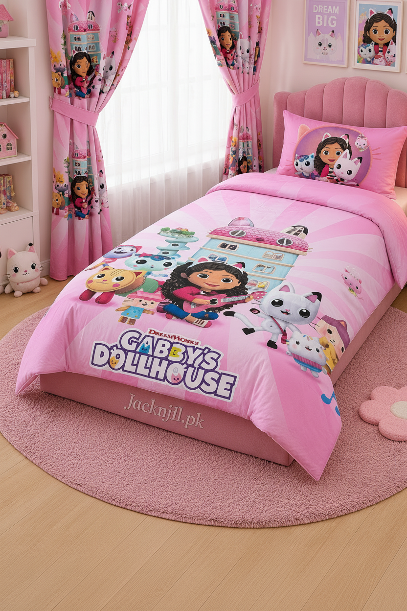 Gabby's Dollhouse Kids Bedsheet
