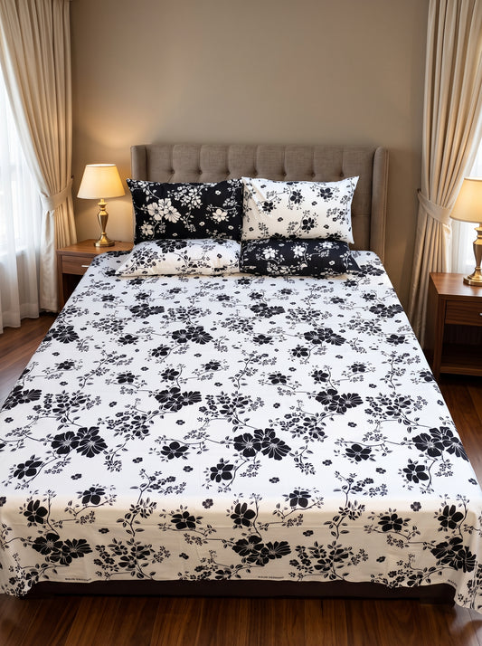 Premium Printed Bedsheet Set – Soft, Comfortable & Stylish Bedding C11