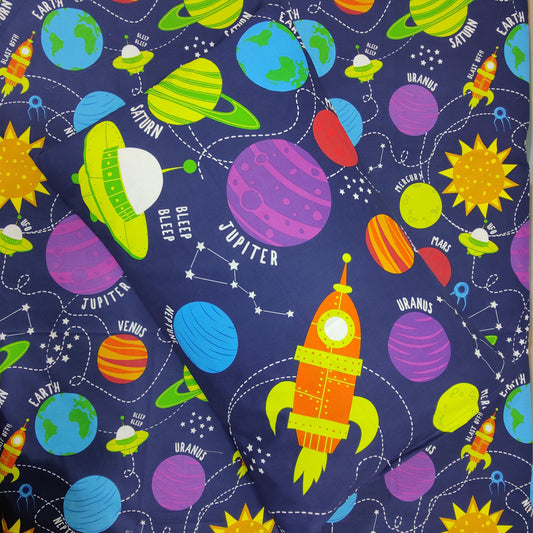 space planets Bedsheet A1016