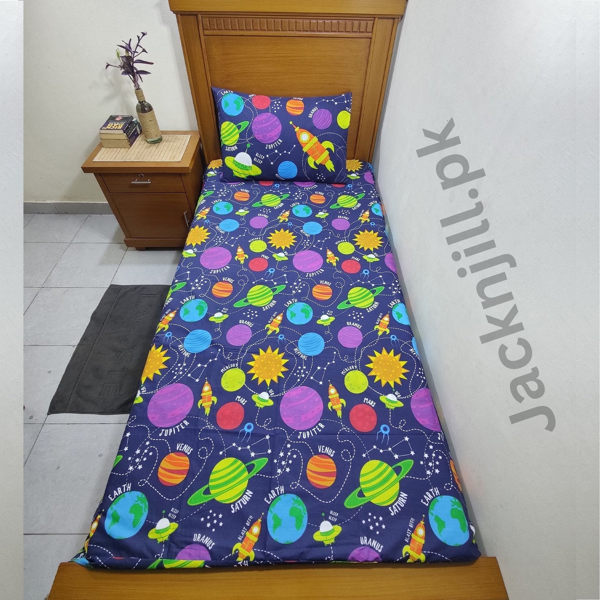 space planets Bedsheet A1016 -  Bed Sheets