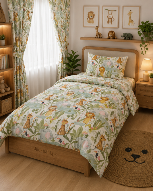 Lions & Cubs Funky Kids Bedsheet
