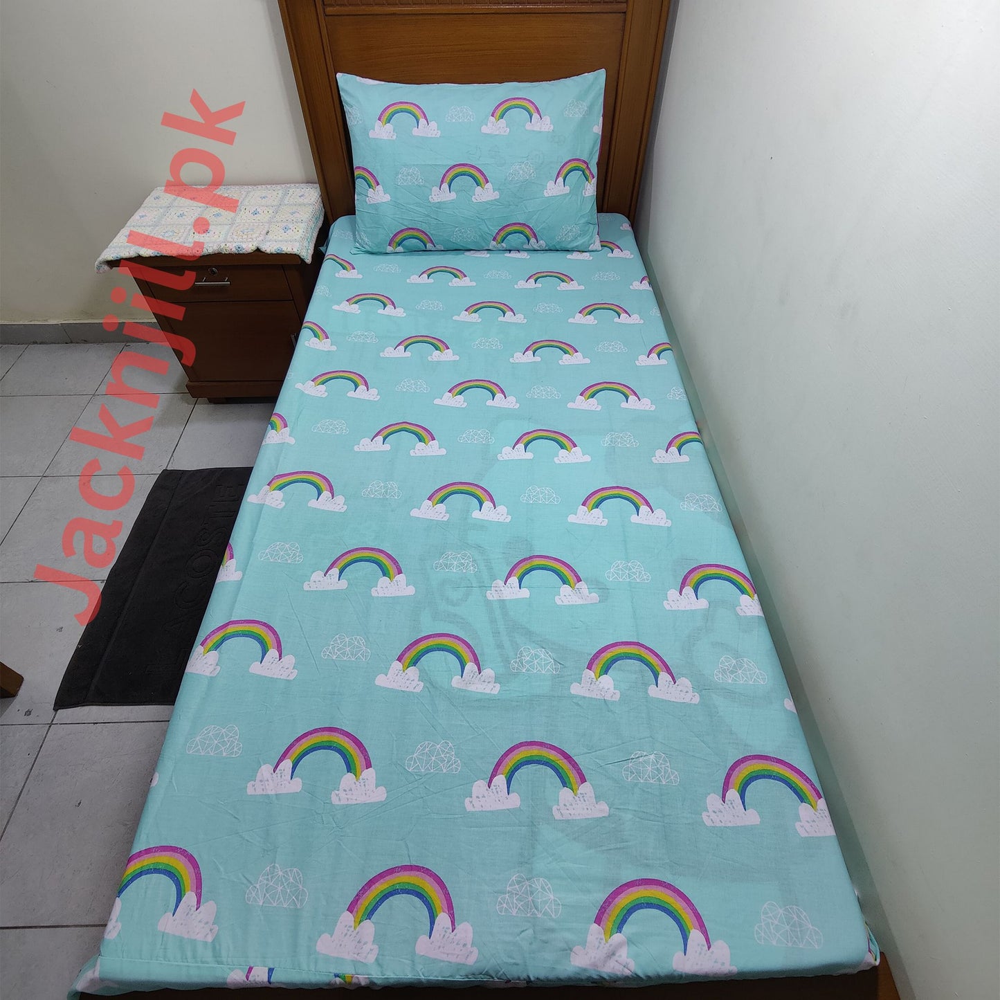 Rainbow Cotton Bedsheet