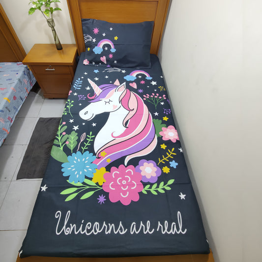 Glow Unicorn Quilt Cover Set