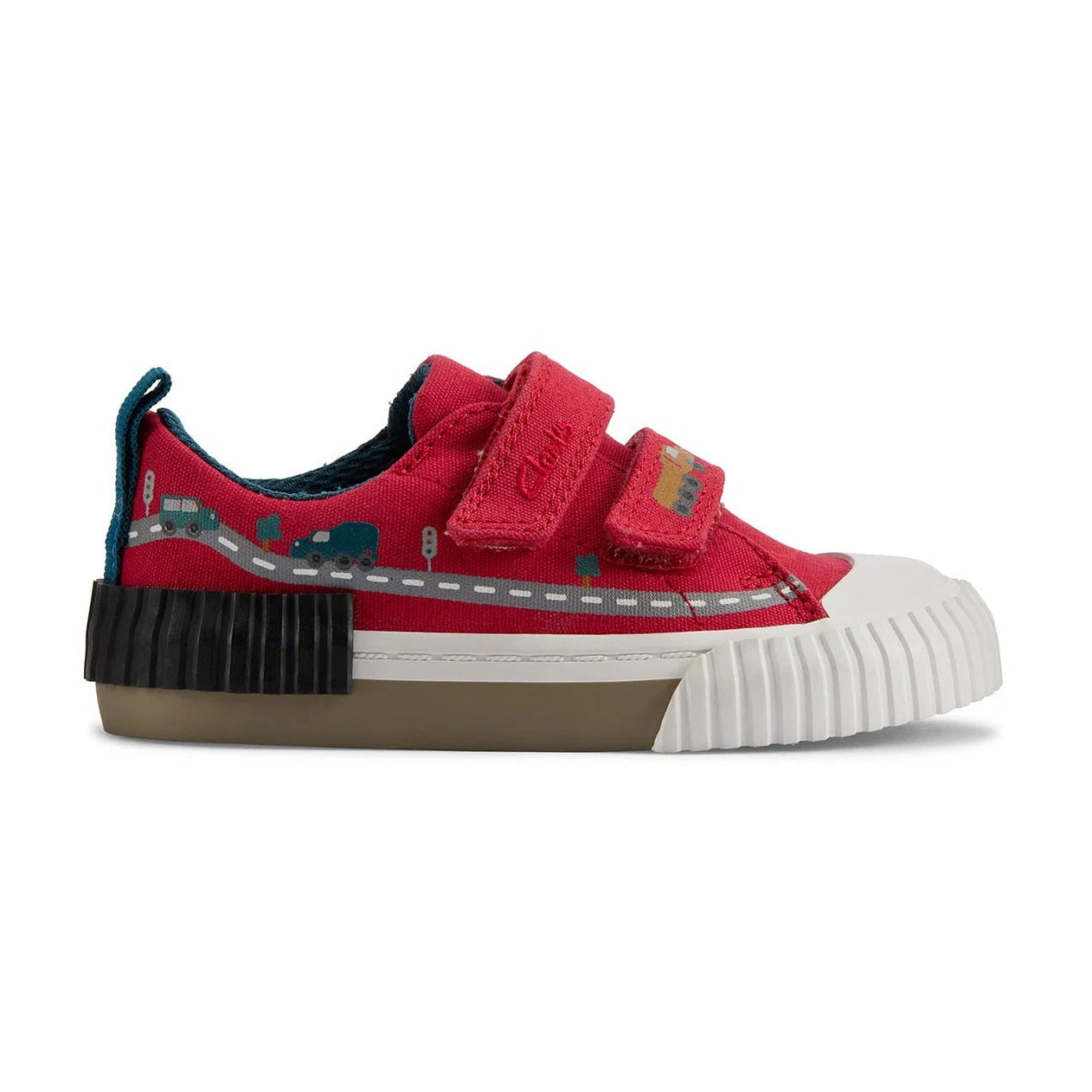 Clarks FoxingSteggy Sneakers for Toddler Red