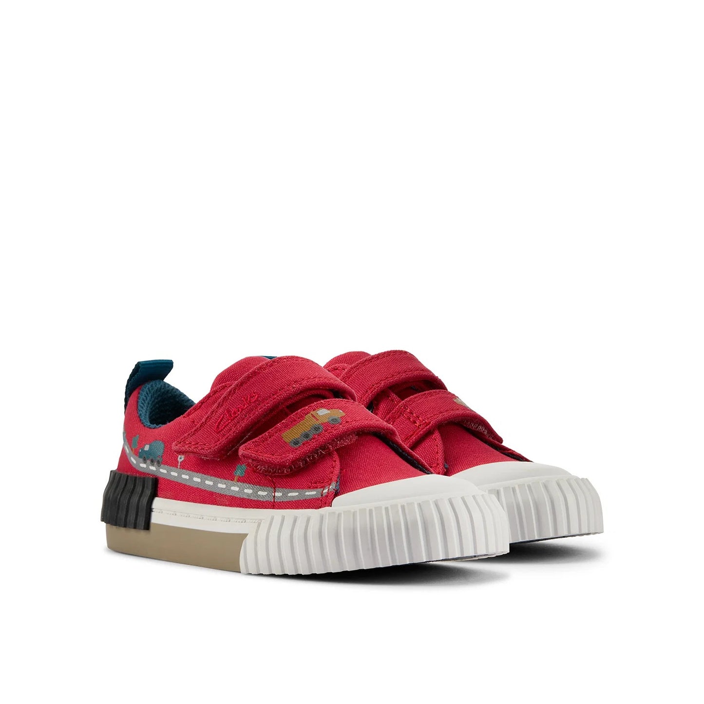 Clarks FoxingSteggy Sneakers for Toddler Red