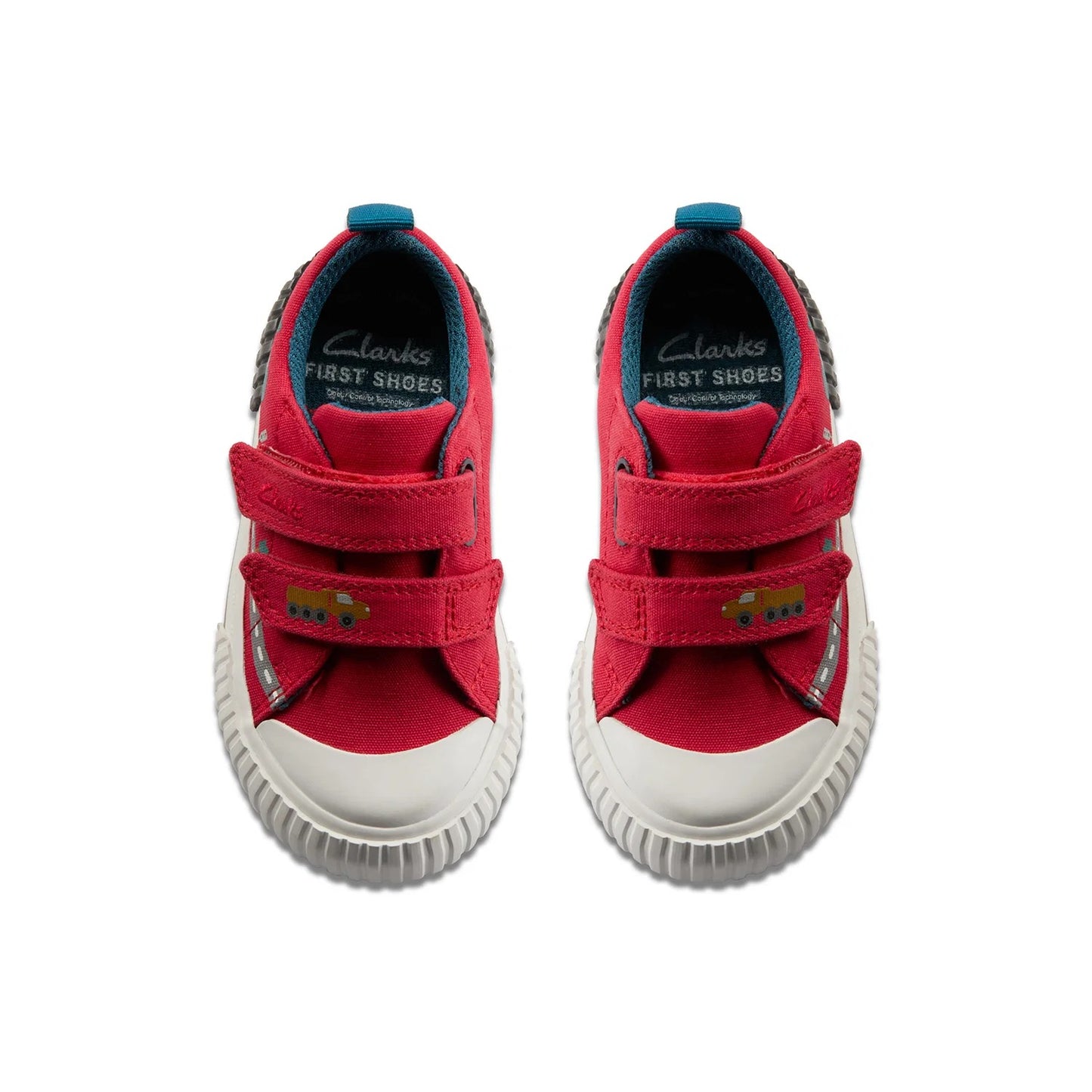 Clarks FoxingSteggy Sneakers for Toddler Red