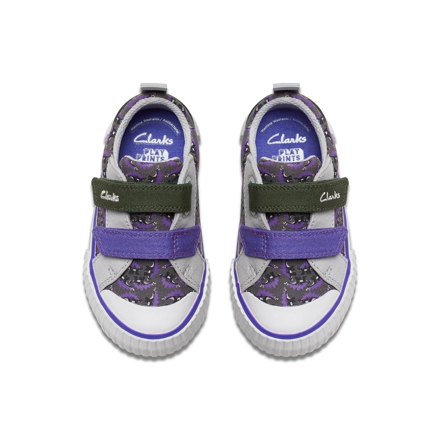 Clarks FoxingSteggy Sneakers for Toddler Purple