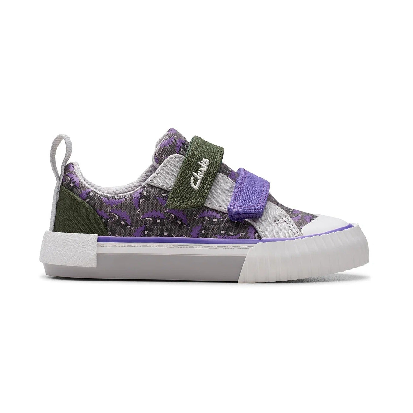 Clarks FoxingSteggy Sneakers for Toddler Purple