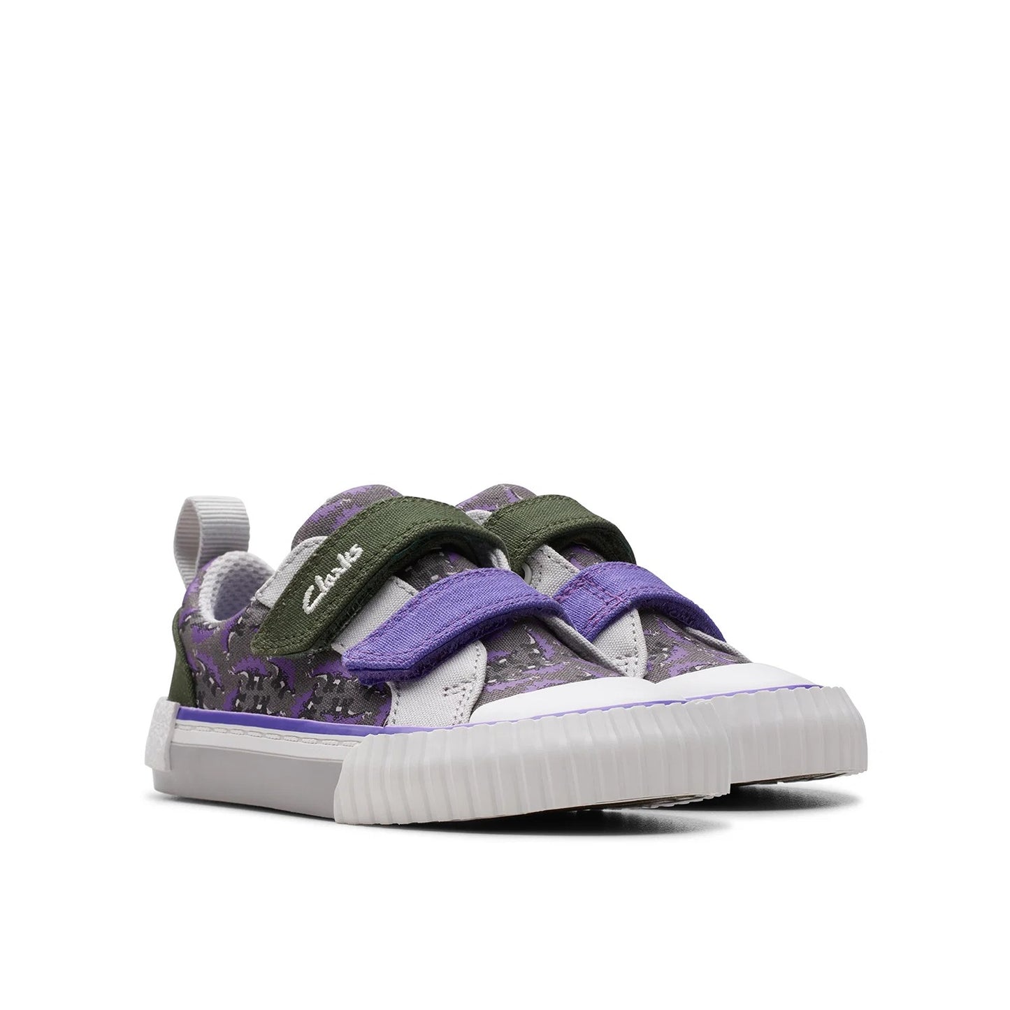 Clarks FoxingSteggy Sneakers for Toddler Purple