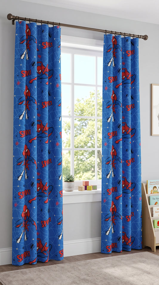 Spiderman Cusrtains for Kids Room