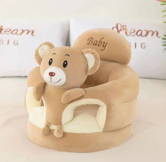 Brown Teddy Baby Floor Seat 