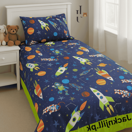 Galaxy Explorer Bedsheet