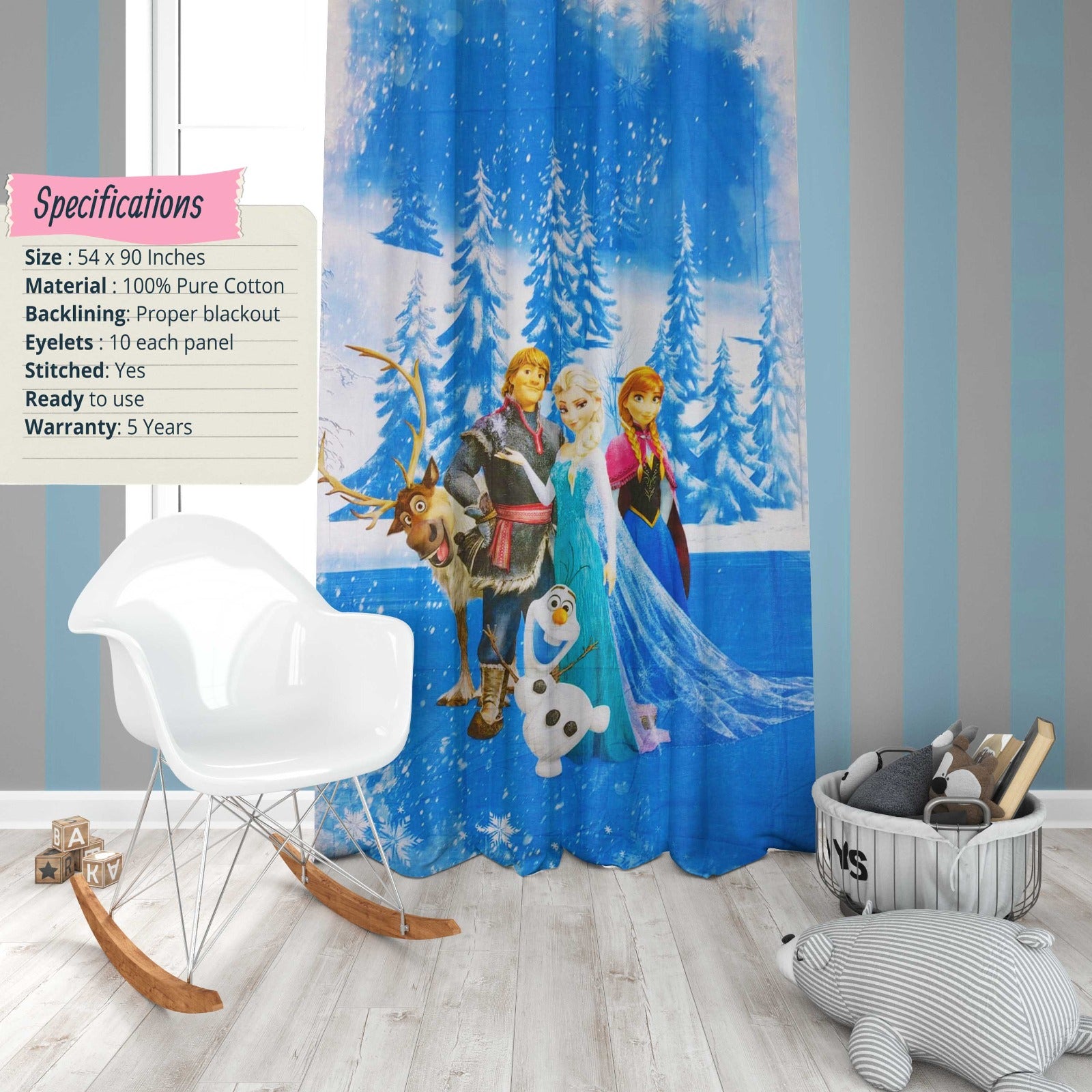 Disney Princess Kids Curtain H6 -  Kids Curtain