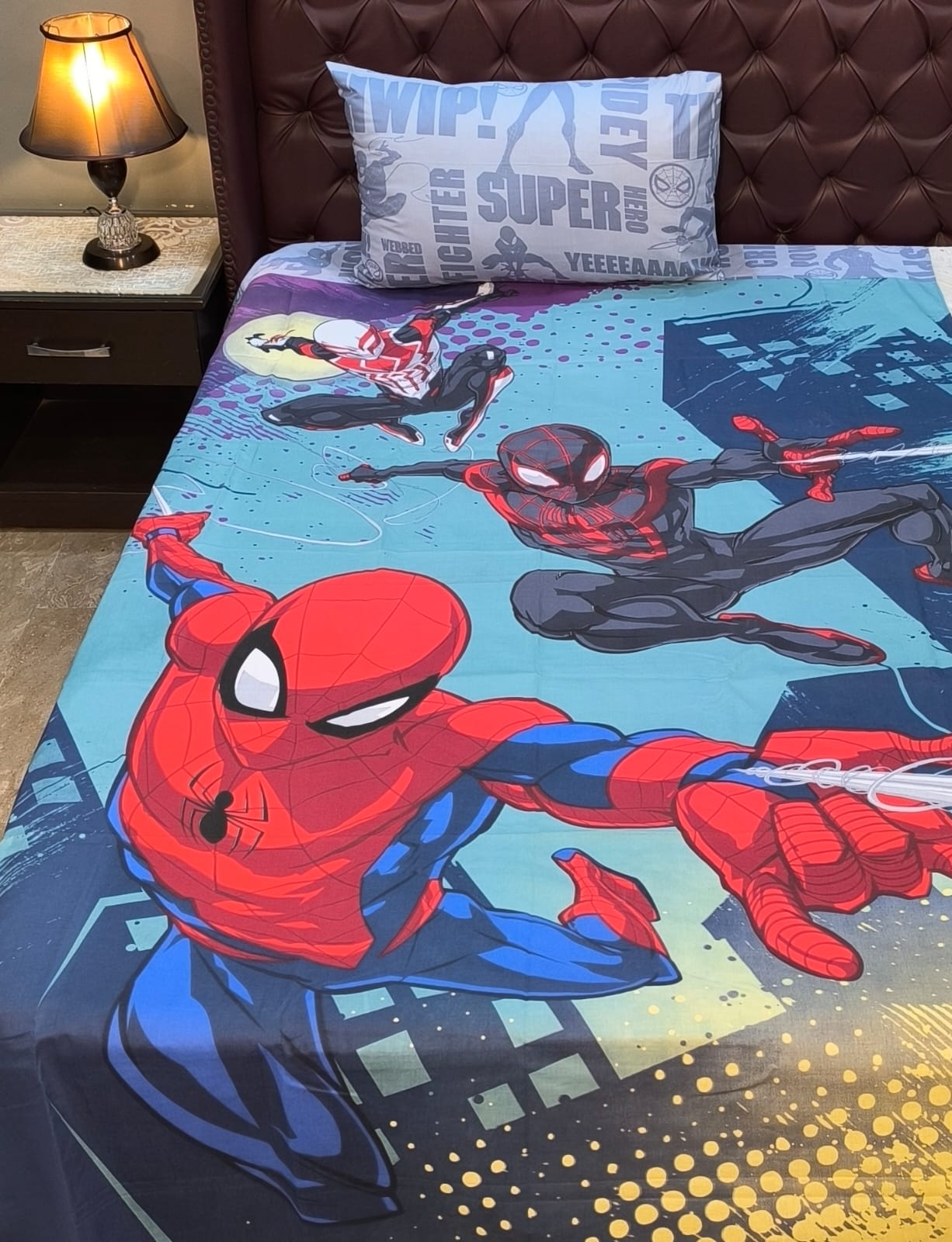 SPIDERMAN KIDS BEDSHEET 1234 -  Bed Sheets