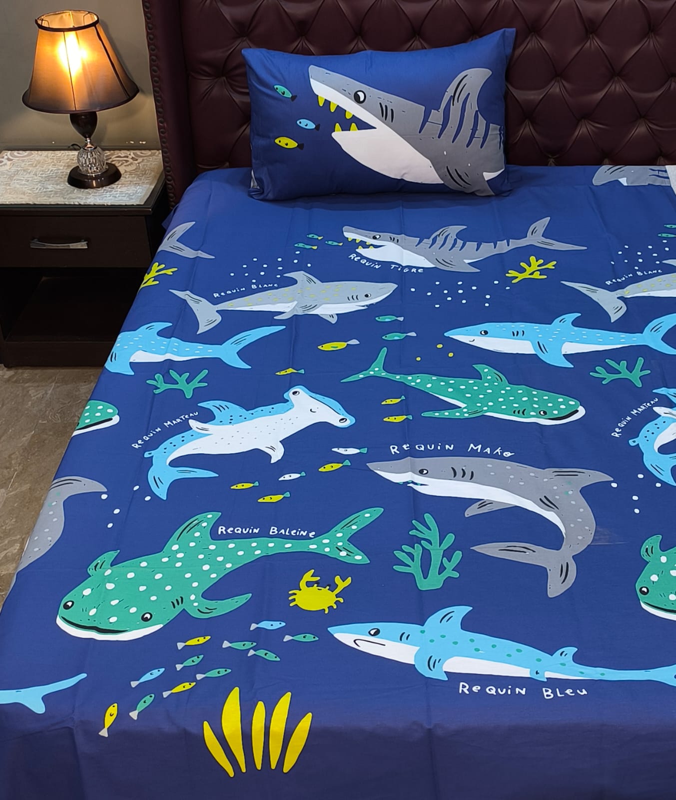 BLUE OCEAN KID BEDSHEET