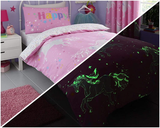 Glow In The Dark Kids Print Bed Sheet -  Bed Sheets