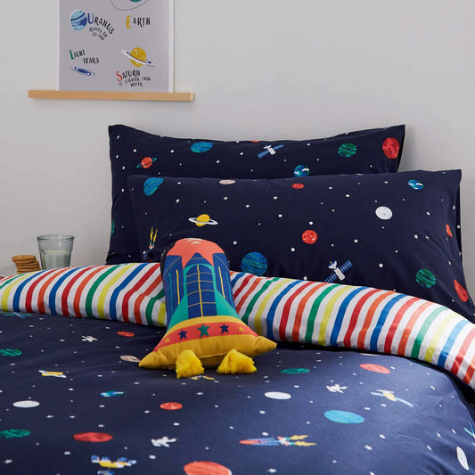 Space Kids Print Bed Sheet -  Bed Sheets